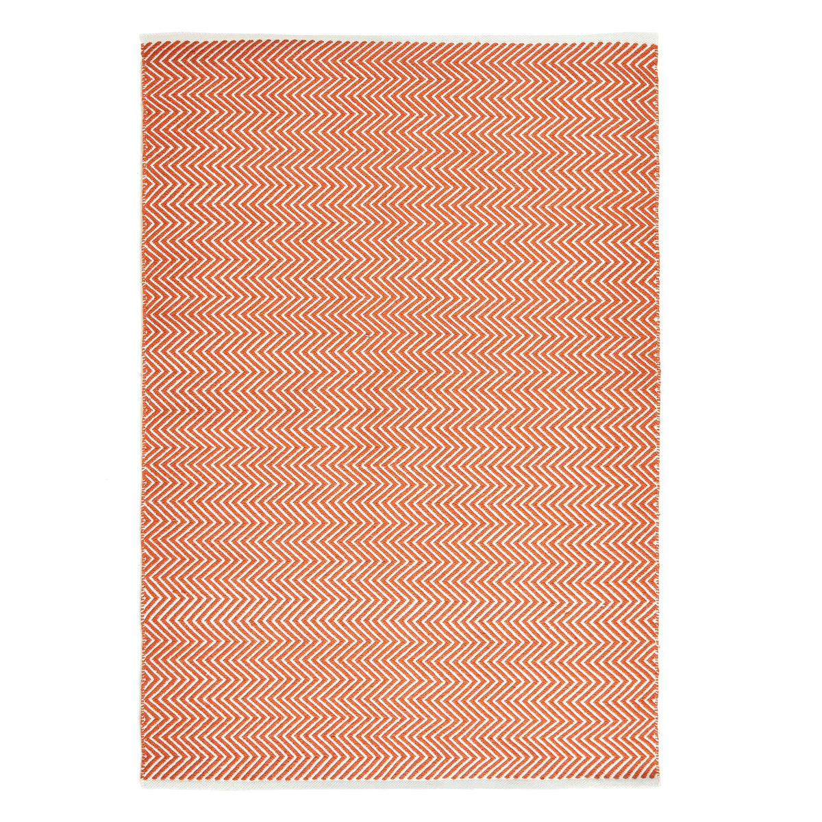 Hug Rug Woven Herringbone Rug Rust