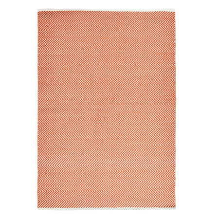 Hug Rug Woven Herringbone Rug Rust