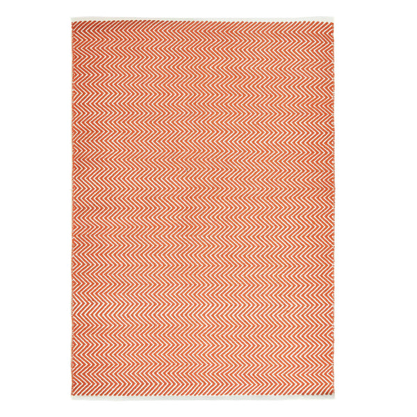 Hug Rug Woven Herringbone Rug Rust