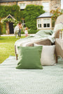 Hug Rug Woven Diamond Rug Dark Green