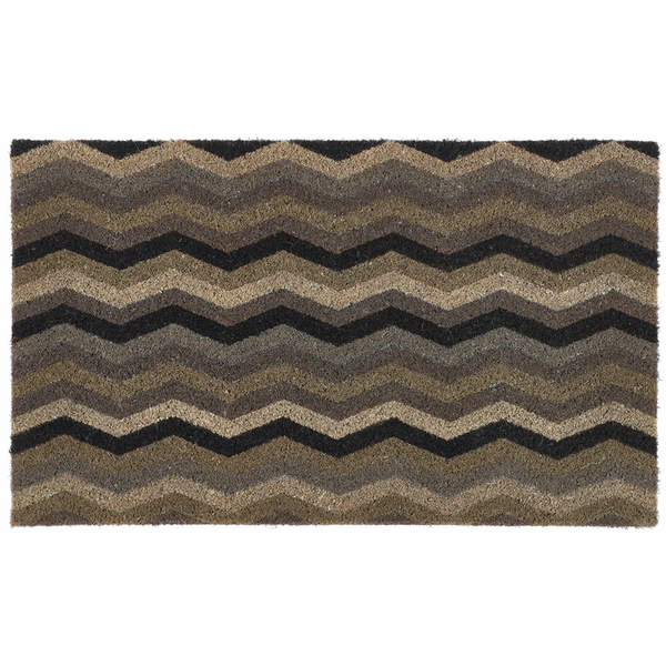 My Mat Printed Coir Ocean Zig Zag 45X75