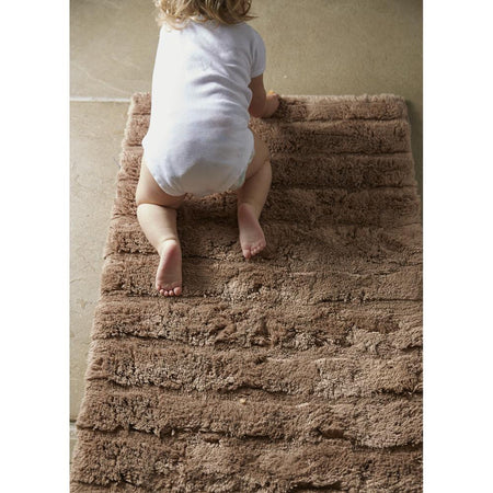 Hug Rug Bamboo Stripe - Latte