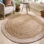 Origins Jute Border Natural White