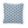 Hug Rug Woven Trellis Cushion Denim Blue