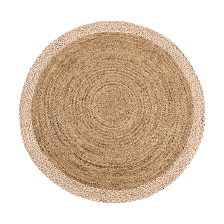 Origins Jute Border Natural White