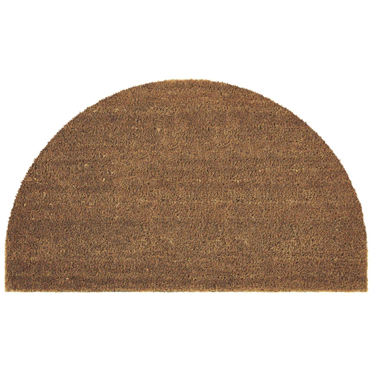 My Mat Plain Coir Half Moon