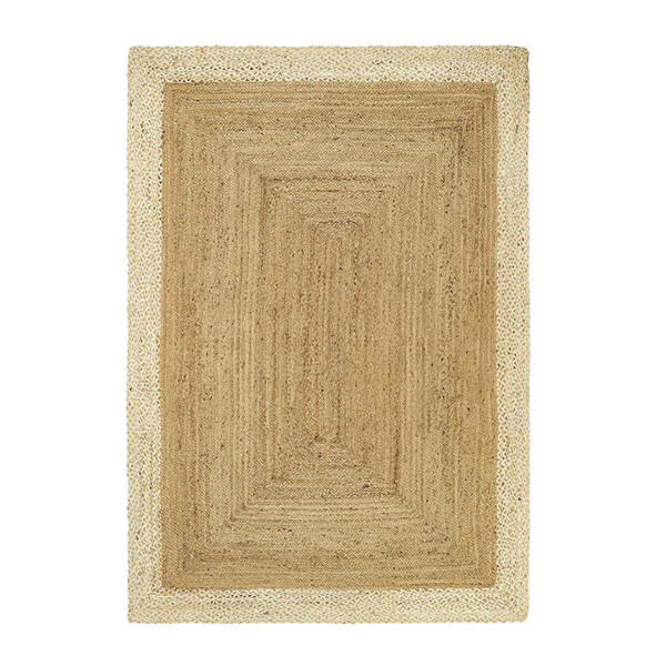 Origins Jute Border Natural White