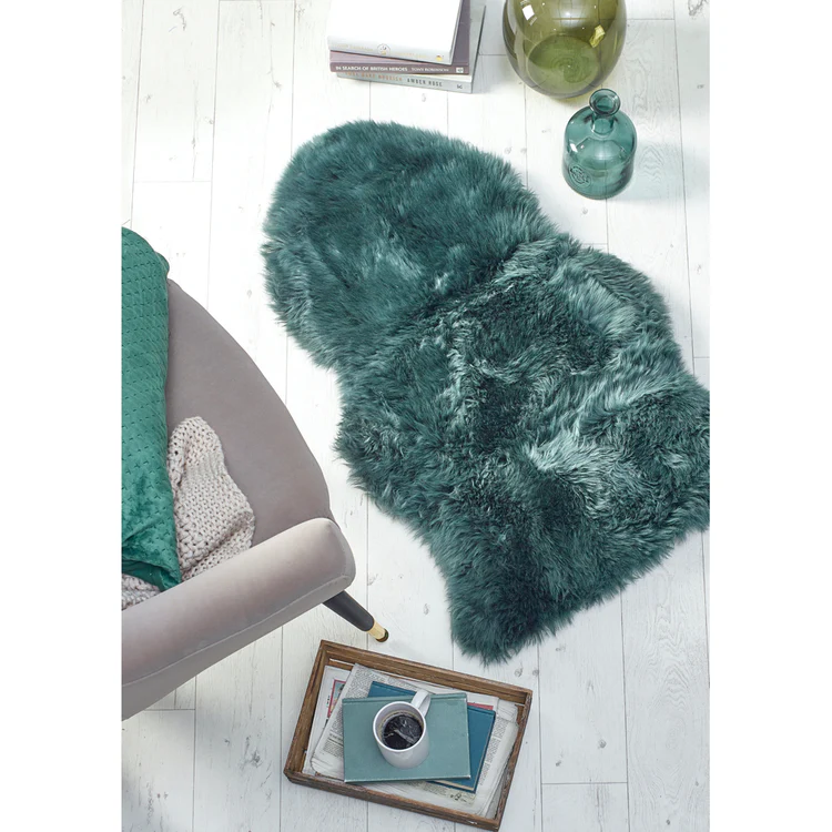 Origins Genuine Sheepskin Forest Green