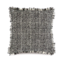 Hug Rug Woven Cross Hatch Cushion Black 45X45