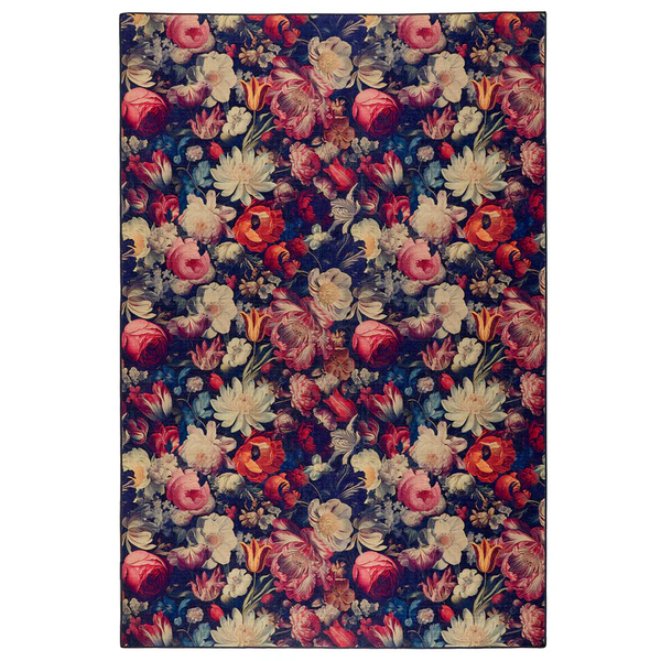 Hug Rug Eco-Washable Dark Florals