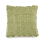 Hug Rug Woven Cross Hatch Cushion Green 45X45