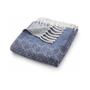 Hug Rug Woven Trellis Throw Navy