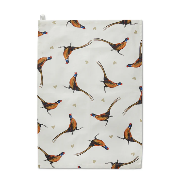 Hug Kitchen Tea Towel Design 2 Multi Pheasant  47x77